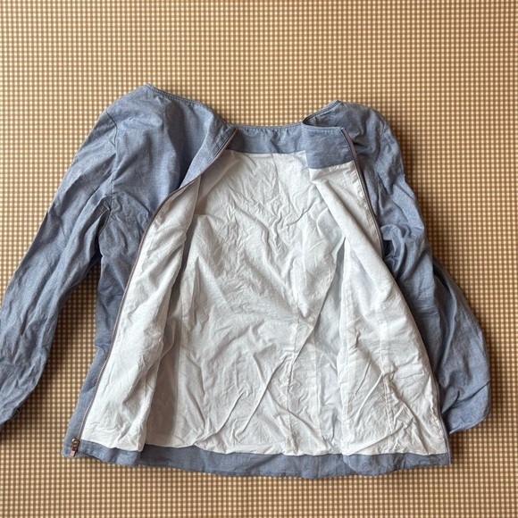 TIBI Women’s size 6 shirt top ruched sleeve. Back zipper. Cotton - Picture 14 of 14